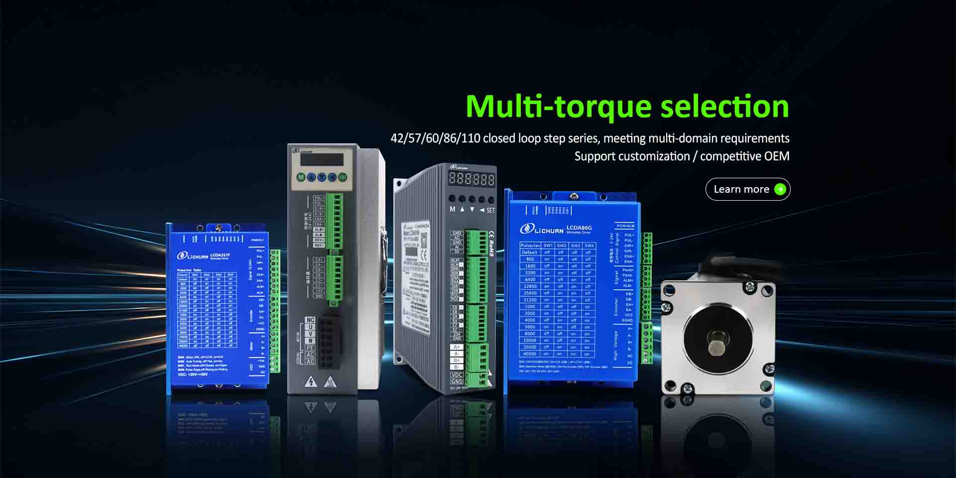 Фабрика за драйвери за стъпкови двигатели в Китай със затворен контур и отворен контур